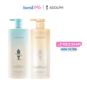 Combo gội xả Adolph Natural Plant Scented Shampoo hương thiên nhiên