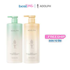 Combo gội xả Adolph Natural Plant Scented hương thiên nhiên