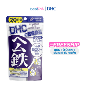 Thực phẩm bảo vệ sức khỏe DHC Heme Iron dạng viên uống