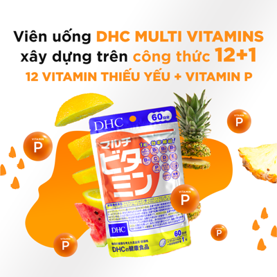 Có tác dụng phụ nào khi sử dụng DHC Multi Vitamins không?
