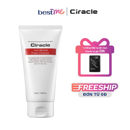 Sữa rửa mặt tạo bọt ngăn ngừa mụn Ciracle Anti Blemish Foam Cleanser