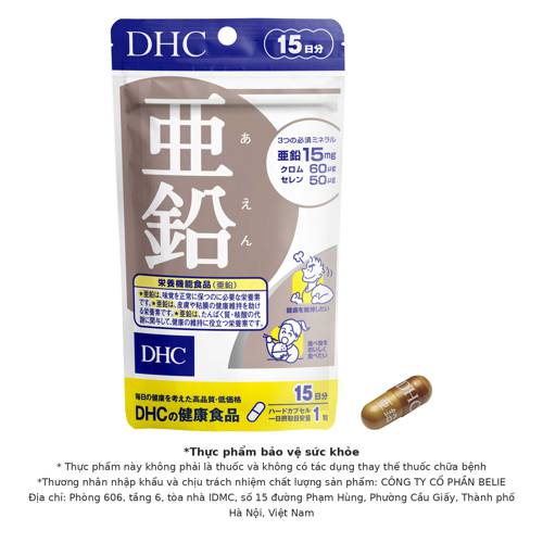 Thực phẩm bảo vệ sức khỏe DHC Zinc
