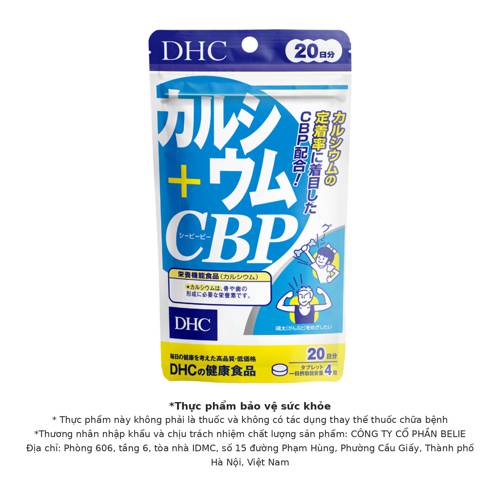 Thực phẩm bảo vệ sức khỏe DHC Calcium + CBP
