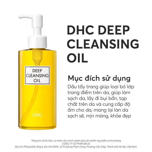 Dầu tẩy trang olive DHC Deep Cleansing Oil