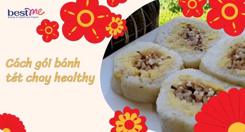 Cách gói bánh tét chay healthy ngày Tết