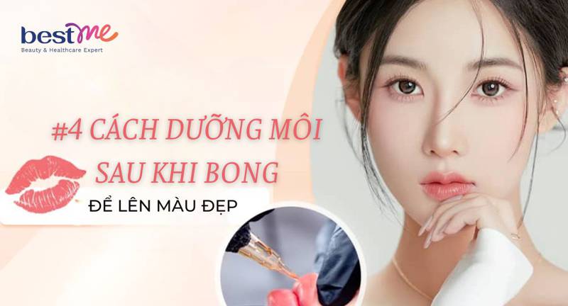 5 cách chăm sóc môi sau khi bong vảy lên màu đẹp tự nhiên