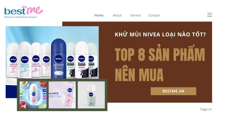 Khử mùi Nivea loại nào tốt? Gợi ý 8 sản phẩm nổi bật