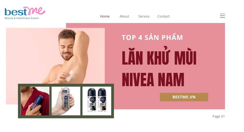 So sánh 4 sản phẩm lăn khử mùi Nivea nam nổi bật
