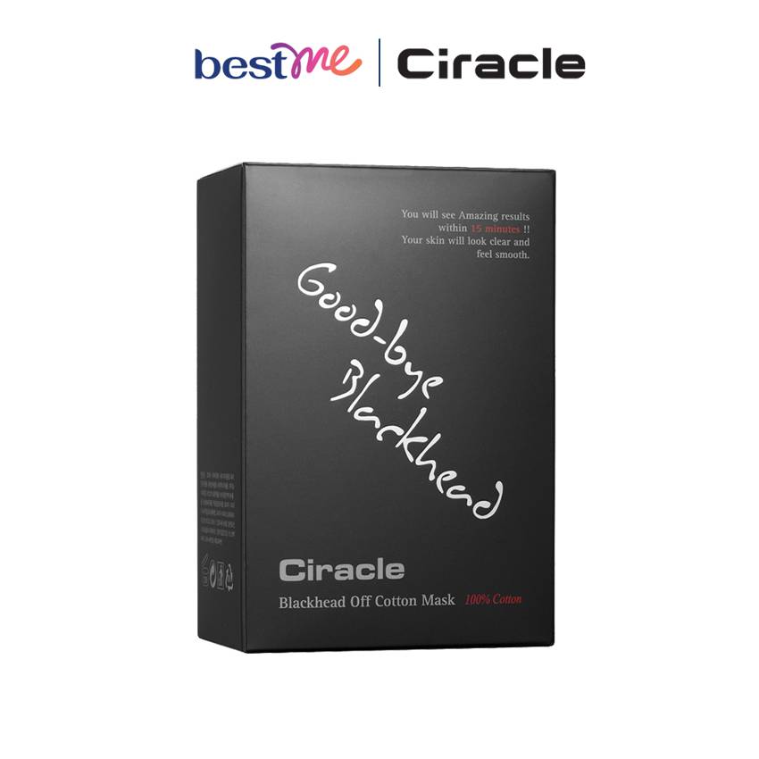 Mặt nạ ngừa mụn đầu đen Ciracle Blackhead Off Cotton Mask (20 miếng)