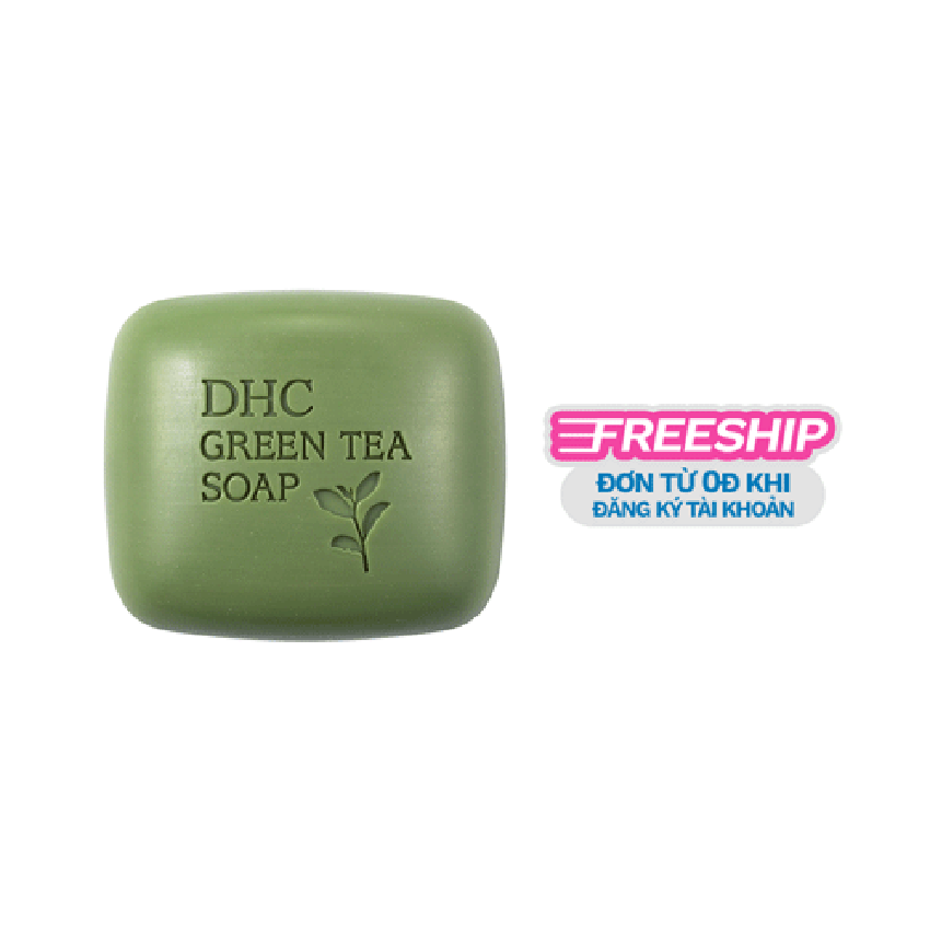 Xà bông rửa mặt trà xanh làm sạch sâu và dưỡng ẩm DHC Green Tea