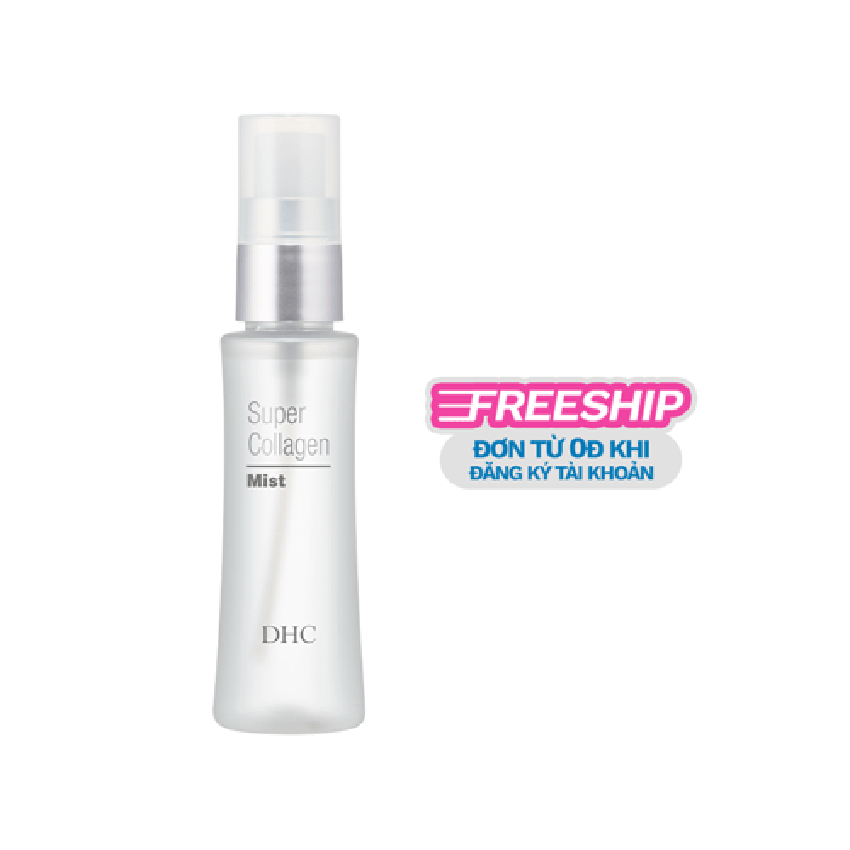 Xịt khoáng collagen cấp nước, dưỡng ẩm, làm dịu da DHC Super Collagen Mist