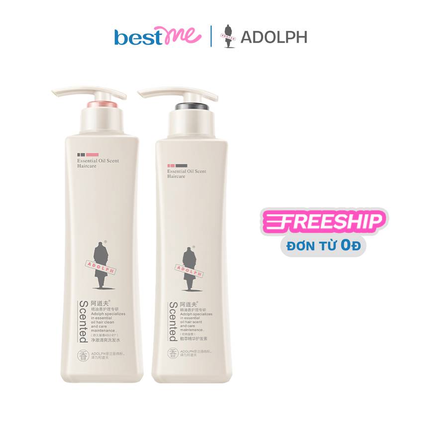 gội xả adolph hương nước hoa