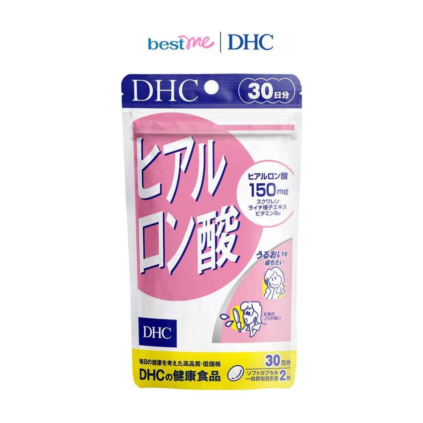 Viên uống DHC Hyaluronic Acid bổ sung HA hỗ trợ hạn chế khô da
