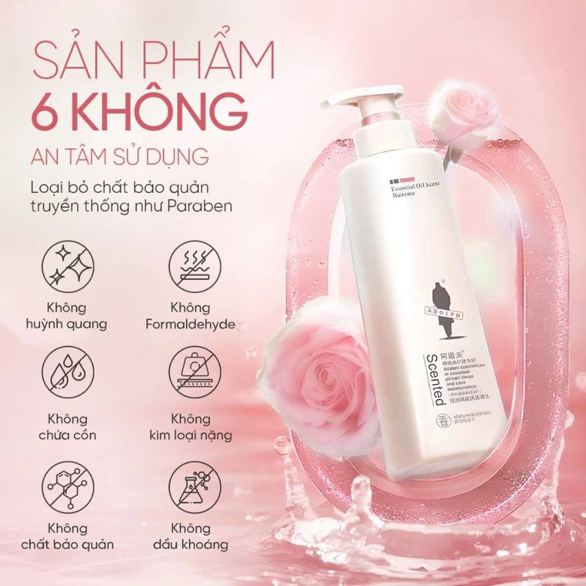 Dầu gội sạch sâu sảng khoái Adolph