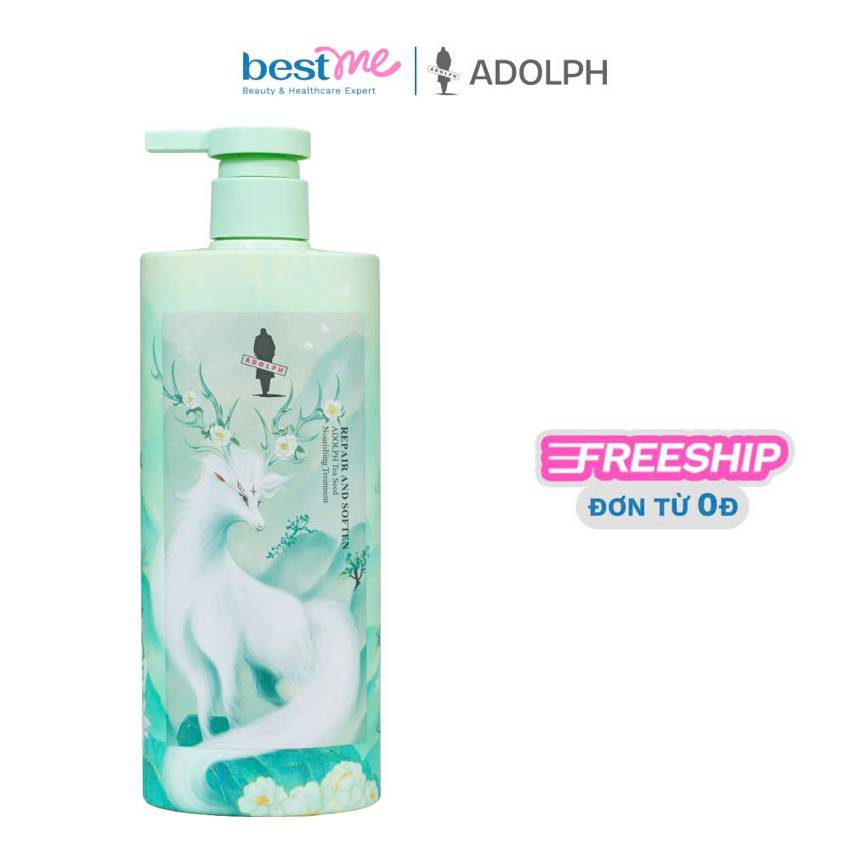 Dầu xả tinh chất cám trà Adolph