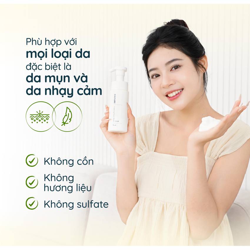 Sữa rửa mặt Chifure Foaming Face Wash