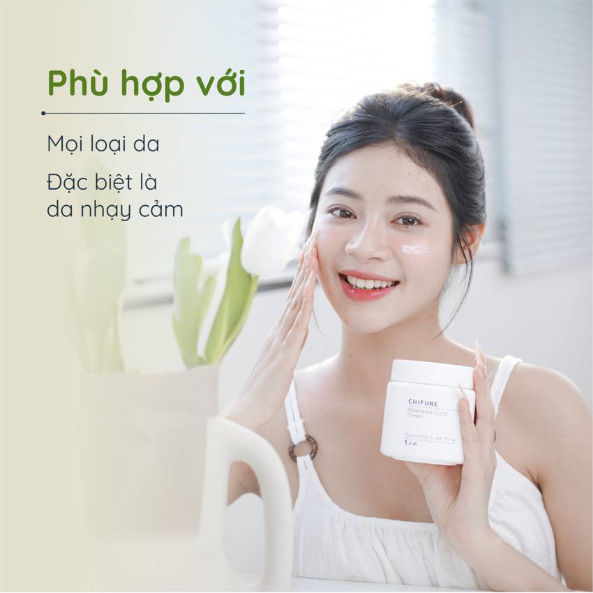 Kem lạnh tẩy trang Chifure Washable Cold Cream