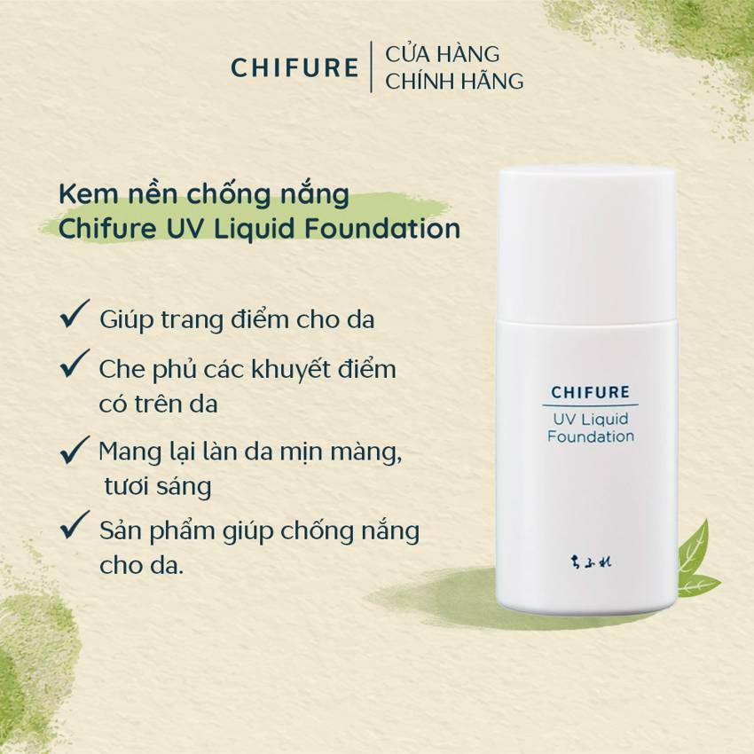 kem nền chifure uv liquid foundation