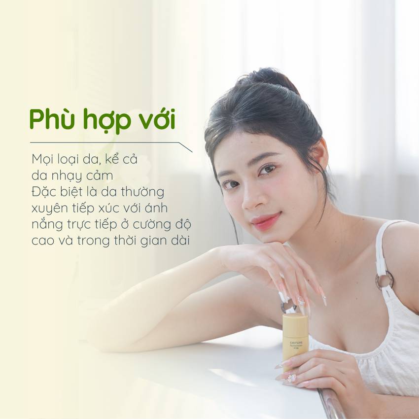 Kem lót Chifure Make-up Base Milk UV