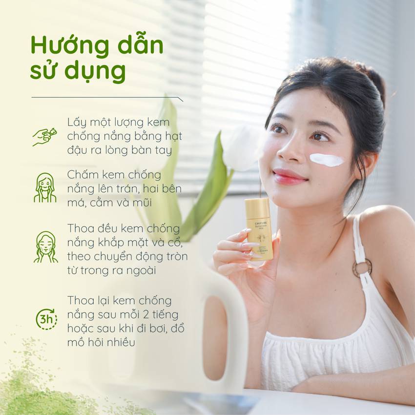 Kem lót Chifure Make-up Base Milk UV