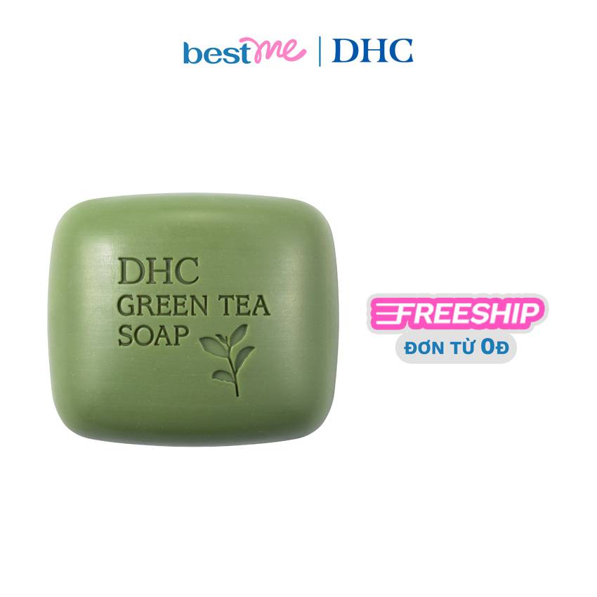 Xà bông rửa mặt trà xanh làm sạch sâu và dưỡng ẩm DHC Green Tea