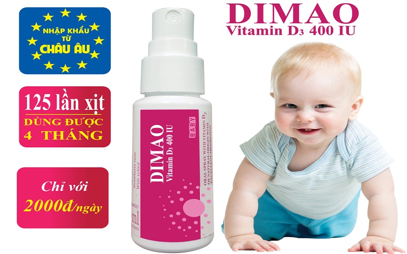 Xịt Dimao Vitamin D3 có tốt không? Dành cho trẻ mấy tuổi? - 3