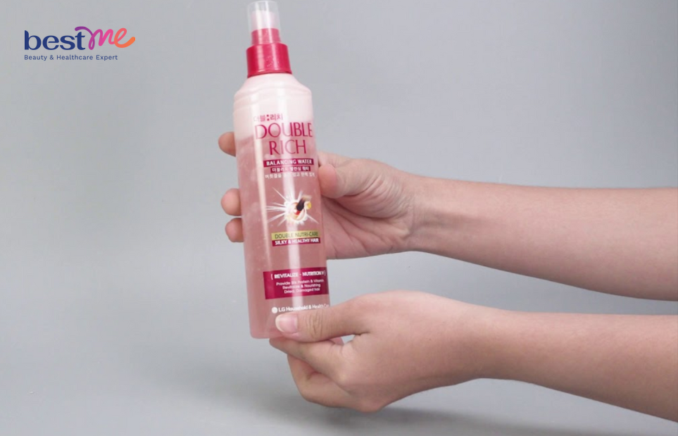 review-xit-duong-toc-double-rich-mau-hong-danh-cho-toc-hu-ton-2 Review xịt dưỡng tóc Double Rich màu hồng dành cho tóc hư tổn - 2