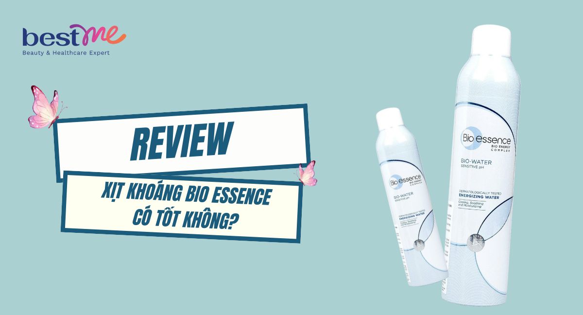 Review chi tiết nước xịt khoáng Bio Essence có tốt không?
