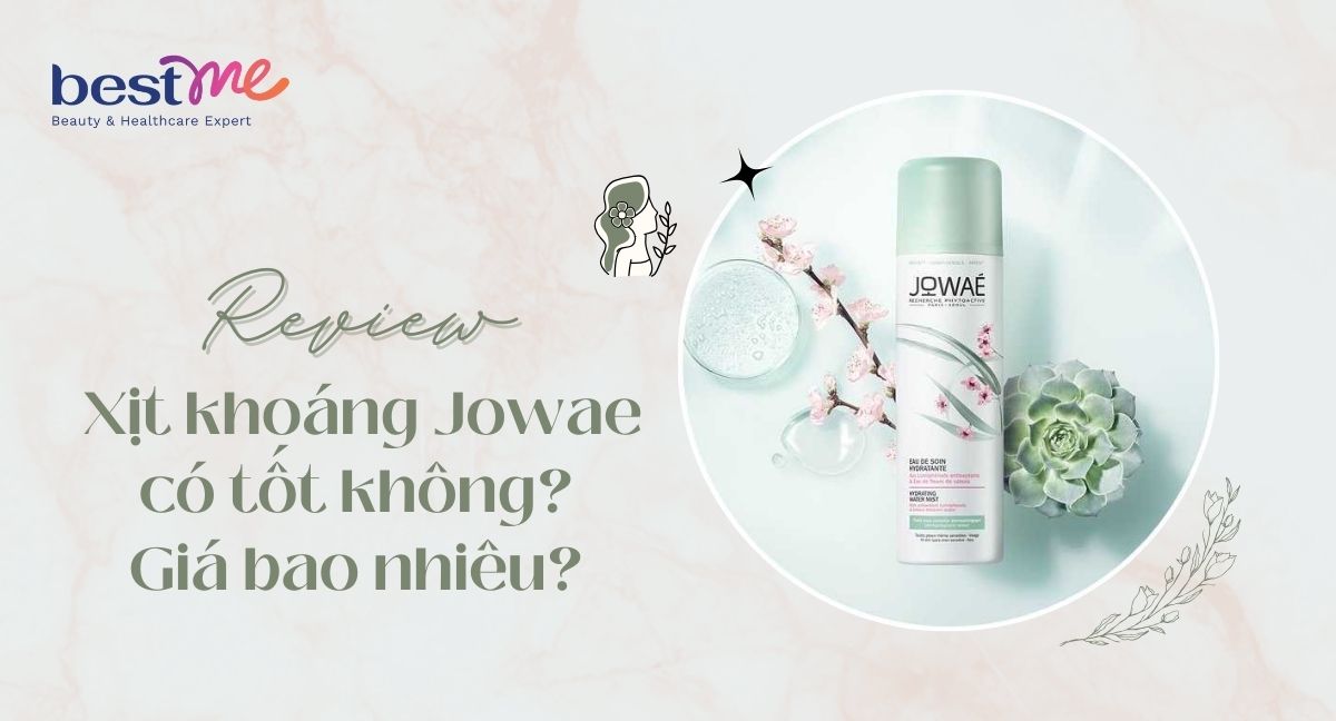 Review chi tiết xịt khoáng Jowae có tốt không? Giá bao nhiêu?