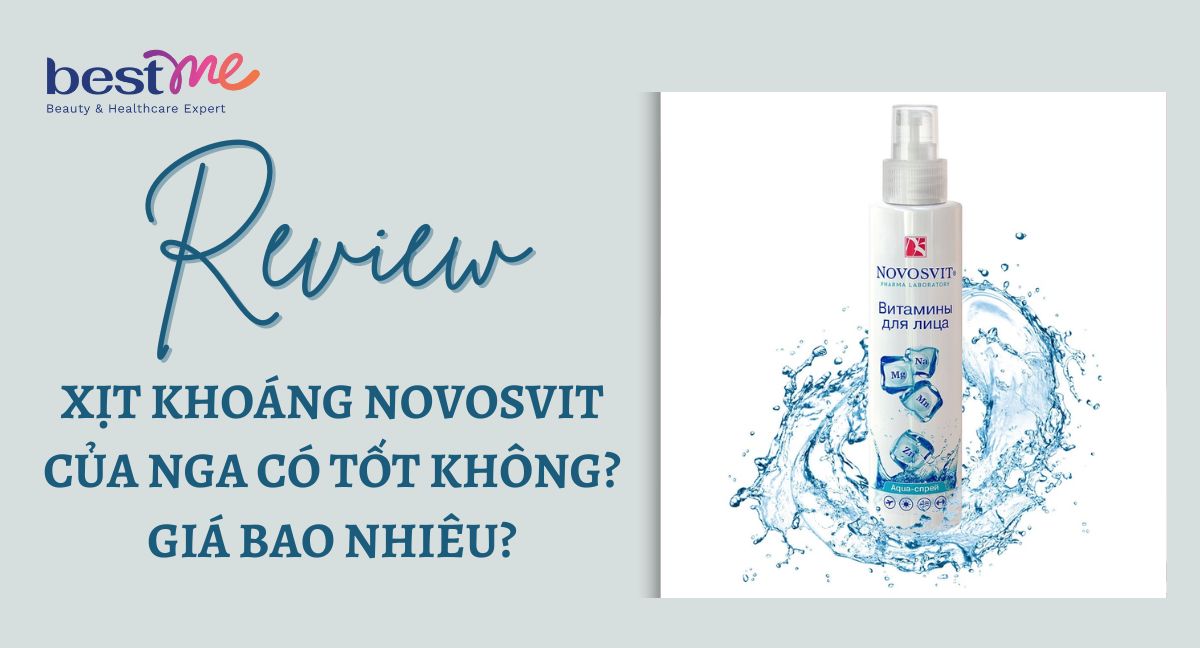 Review xịt khoáng Novosvit của Nga có tốt không? Giá bao nhiêu?