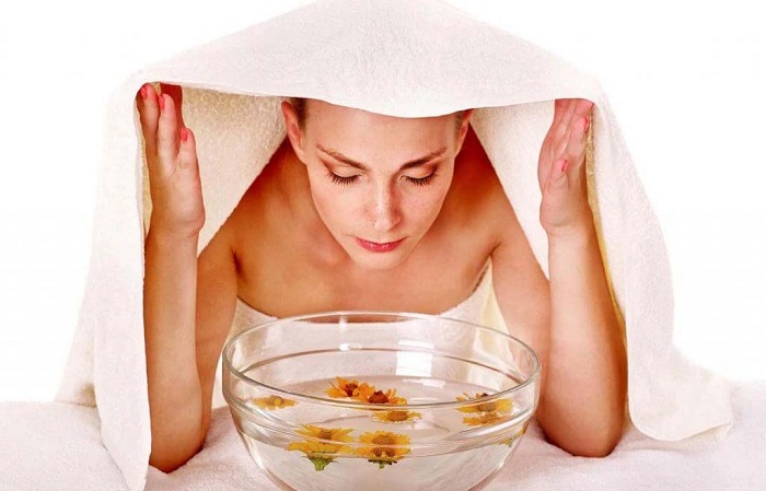 Xông hơi làm giảm tình trạng kích ứng mỹ phẩm