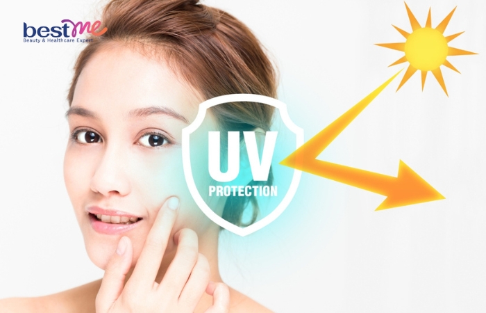 Zinc Oxide trong kem chống nắng vật lý sẽ tạo ra một lớp màng phản chiếu tia UV để bảo vệ da