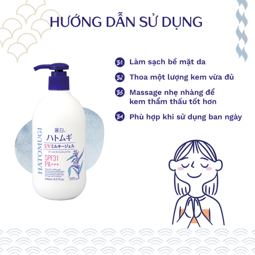 huong dan su dung the UV milky gel