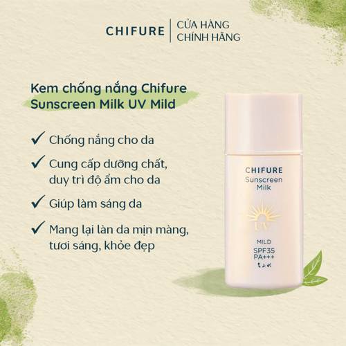 Sữa chống nắng Chifure Sunscreen Milk UV Mild