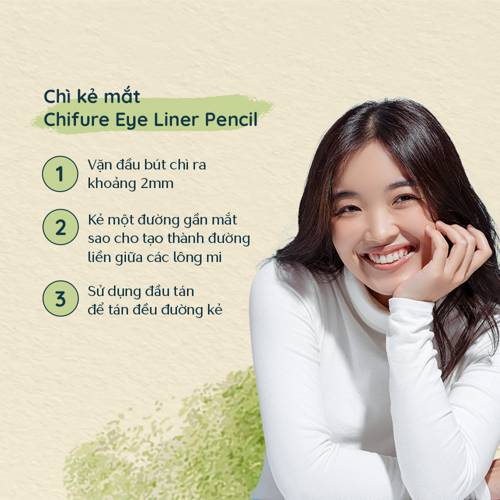 Chì kẻ mắt Chifure Eyeliner Pencil