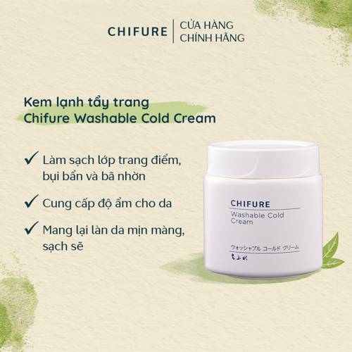 Kem Tẩy Trang Chifure Washable Cold Cream
